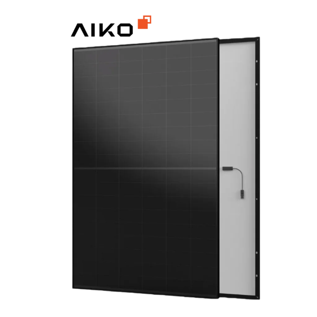 czarny panel fotowoltaiczny moduł pv monokrystaliczny do instalacji fotowoltaicznej